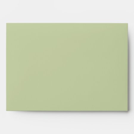 Customizable Light & Dark Green Envelope