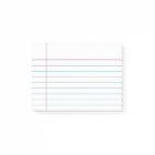 Customizable Lined Notebook Paper Sticky Notes