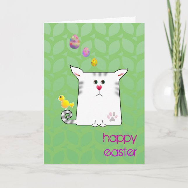 Customizable: Little Alfie Easter Holiday Card (Front)