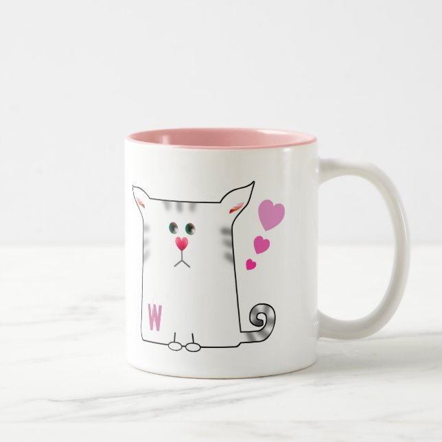 Customizable: Little Alfie Two-Tone Coffee Mug (Right)