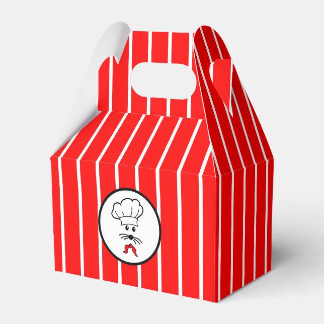 Customizable Little Baker Favor Box (Front Side)