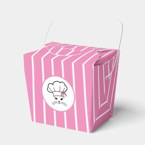 Customizable Little Cat Baker Favor Box
