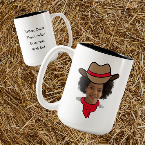 Customizable Little Cowboy or Cowgirl Photo Mug