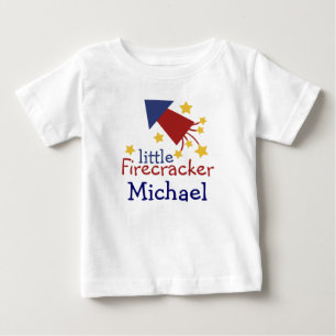 Customizable Little Firecracker kiddie shirt