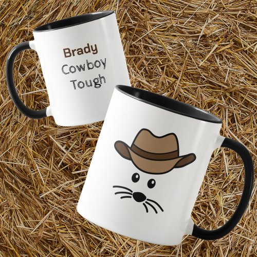 Customizable Little Mouse Cowboy Mug