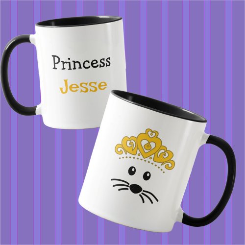 Customizable Little Mouse Princess Mug