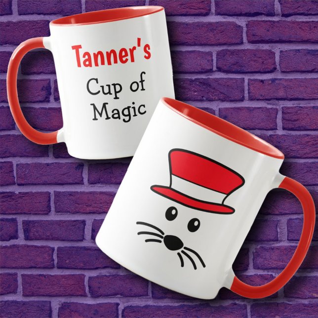 Customizable Little Mouse Snow Man Hat Mug (Creator Uploaded)