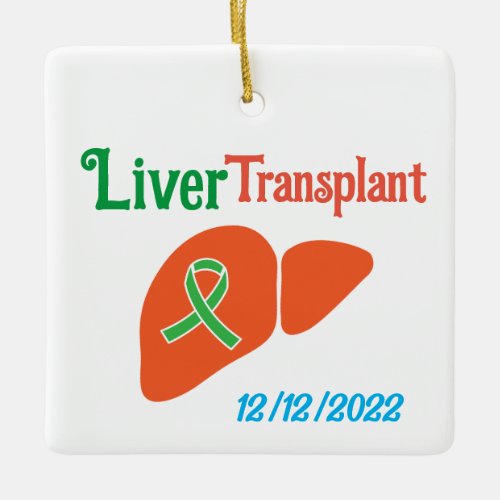 Customizable Liver Transplant Ornament