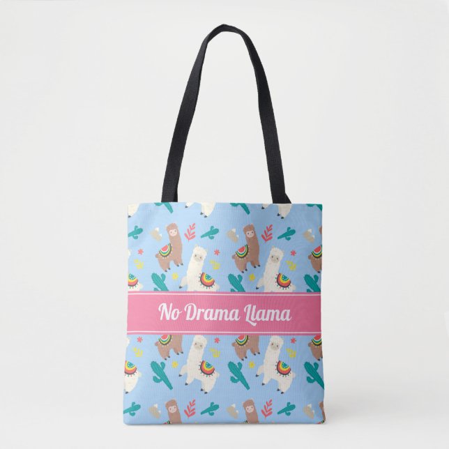 Customizable Llama/Alpaca Tote Bag (Front)