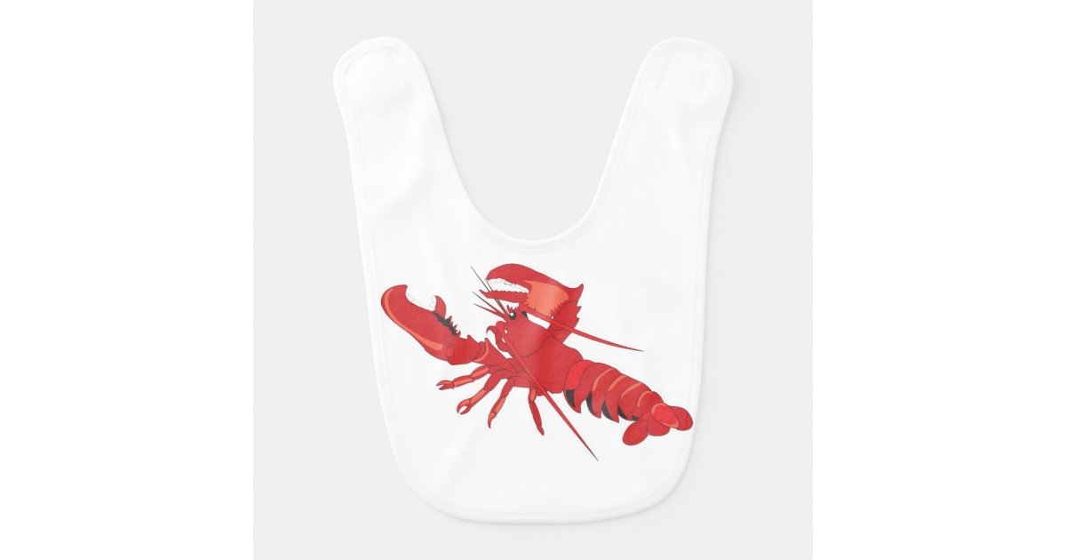 Customizable Lobster Baby Bib Zazzle
