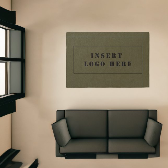 Customizable Logo Area Rug for Corporate Spaces (Insitu (Indoor 1))