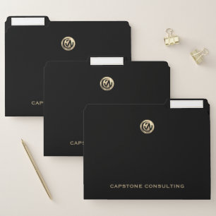 Customizable Logo File Folder for Consulting Firms
