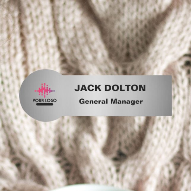 Customizable Logo Name Tag for Company Employees (Creator Uploaded)