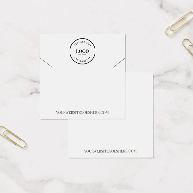 Customizable logo website Jewelry Necklace Holder  (Office)