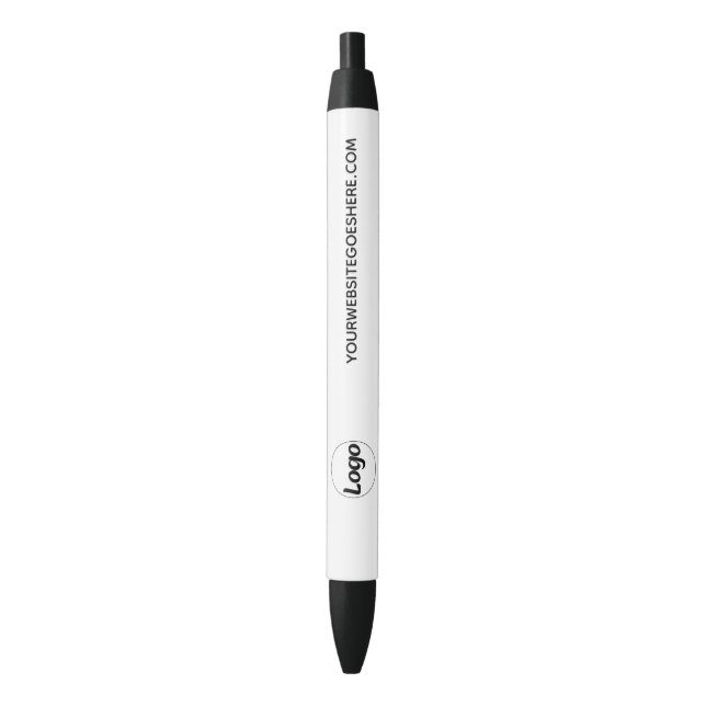 Customizable logo website simple business  pen (Front Vertical)