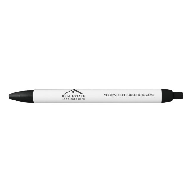 Customizable logo website simple Real estate gift Pen (Front)