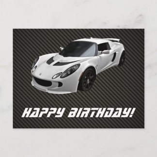 Customizable Lotus Exige S Birthday Card