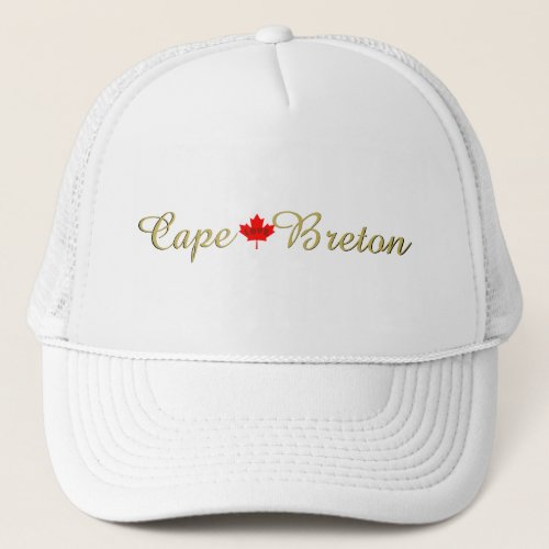 Customizable Love  Cape Breton Canada hat