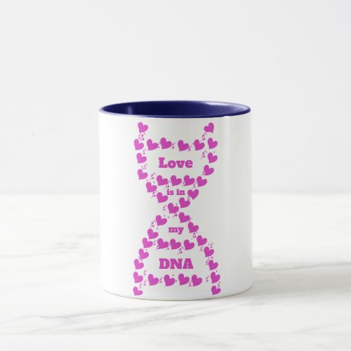 Customizable Love is in My DNA Ceramic Custom Mug