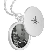 Customizable Love Music Necklace Locket