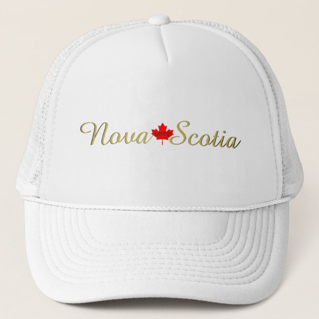 Customizable Love  Nova Scotia Canada hat (Front)