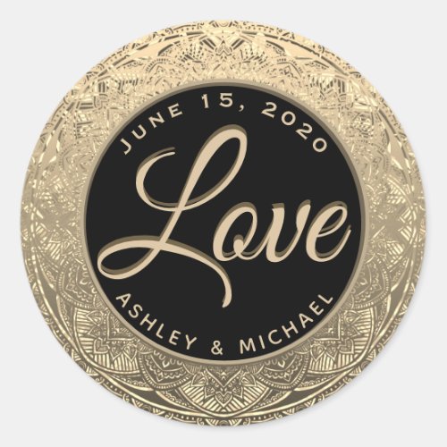 Customizable Love Wedding Seal