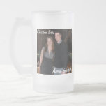 Customizable &quot;loves&quot; Mug! Frosted Glass Beer Mug at Zazzle