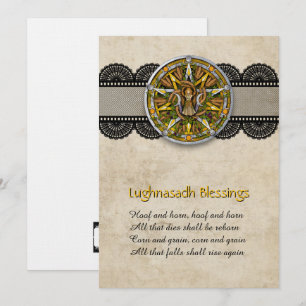 Customizable Lughnasadh Lammas Greeting Card
