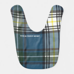 Customizable MacDowall Tartan Baby Bib