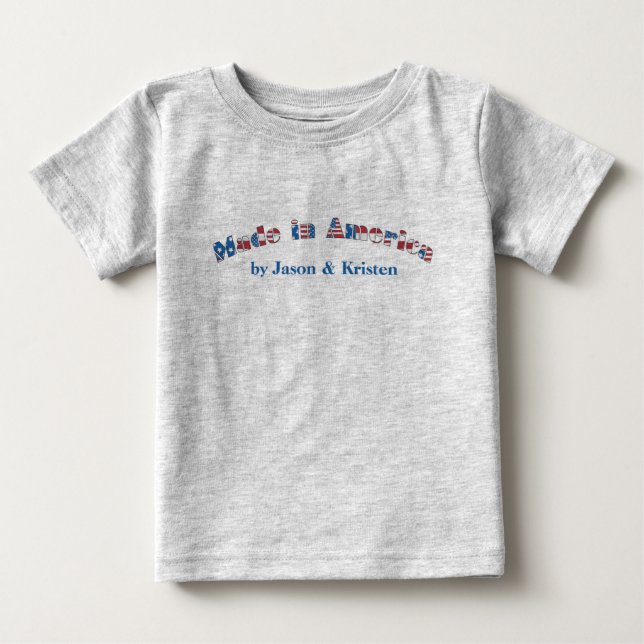 Customizable Made in America Toddler T-shirt (Front)