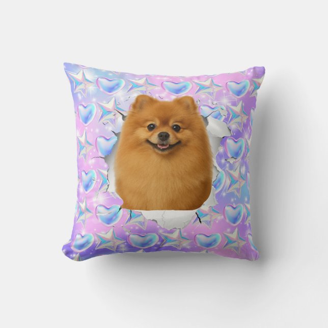 Customizable Magical Pet Pop-out Throw Pillow (Front)