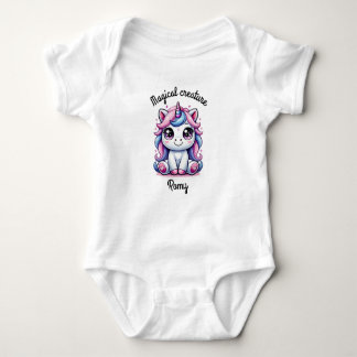 Customizable Magical unicorn Baby Bodysuit