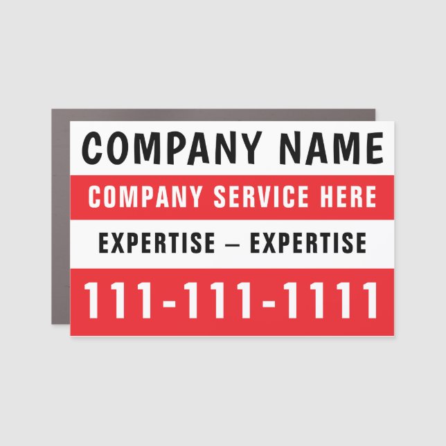 Customizable Magnet for Small Business Branding (Front)