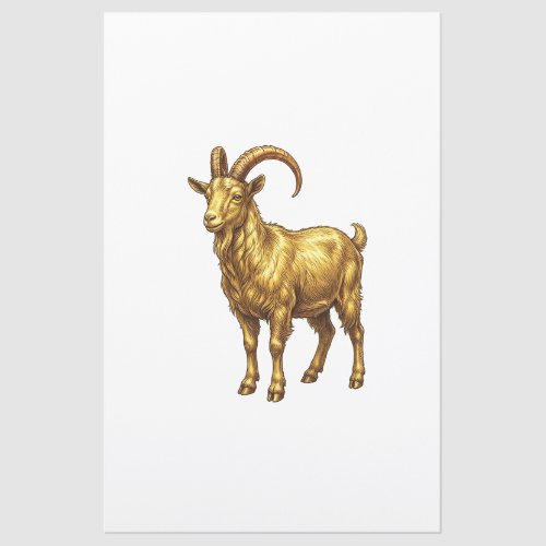 Customizable Majestic Golden Goat Restaurant Menu