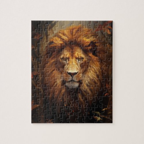 Customizable Male Lion Jigsaw Puzzle