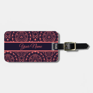 Customizable Mandala Luggage Tag