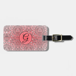 Customizable Mandala Luggage Tag
