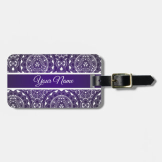 Customizable Mandala Luggage Tag