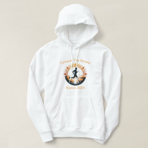 Customizable Marathon Sunrise, Boston 2024 Hoodie