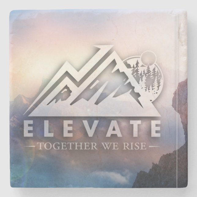 Customizable Marble Coaster - add your logo or pic (Front)