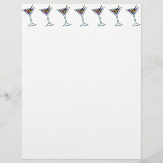 Customizable MARTINI LETTERHEADS