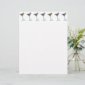 Customizable MARTINI LETTERHEADS (Standing Front)