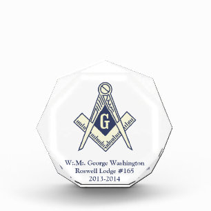 Customizable Masonic Award
