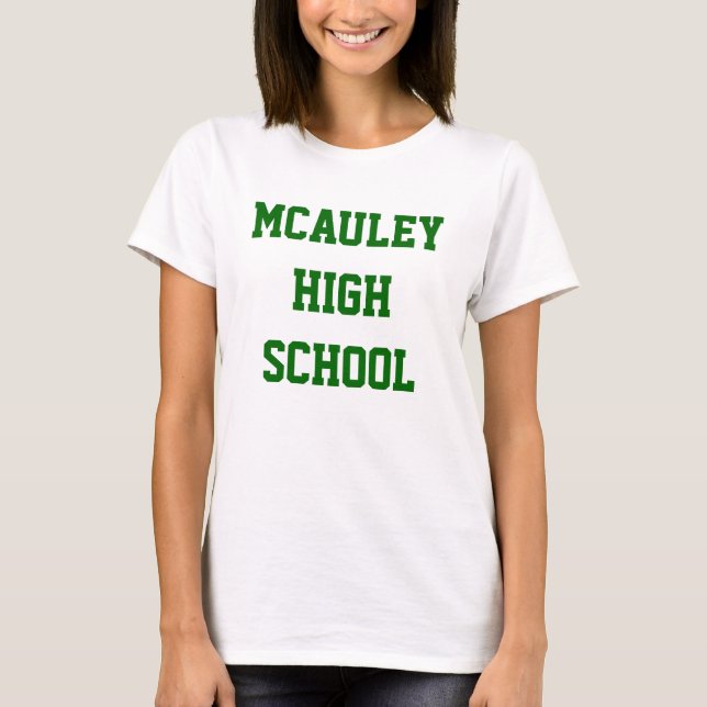 Customizable McAuley High School Team Tee (Front)