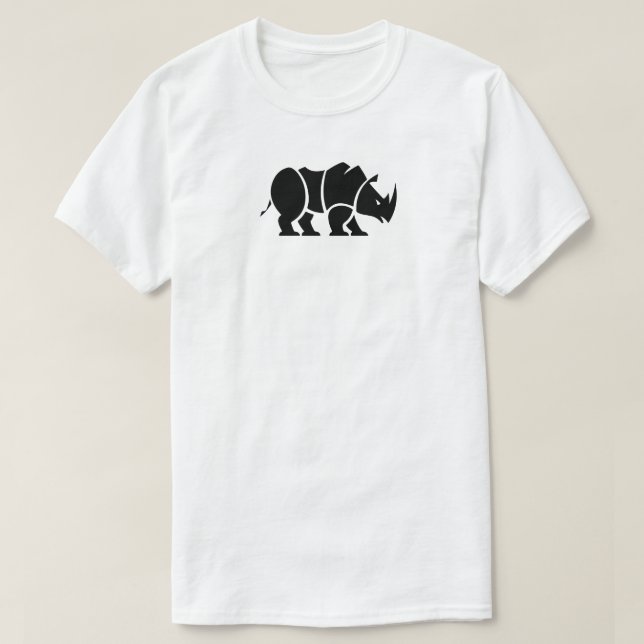 customizable Mean Rhino🦏 FestivalT-Shirt T-Shirt (Design Front)