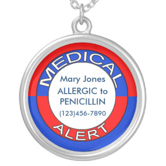 Customizable Medical Alert Necklace