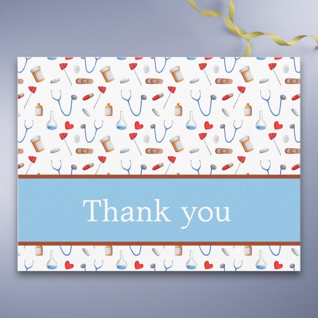 Customizable medical equipment thank you postcard (Creator Uploaded)