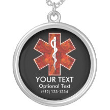 Customizable Medical   Necklace