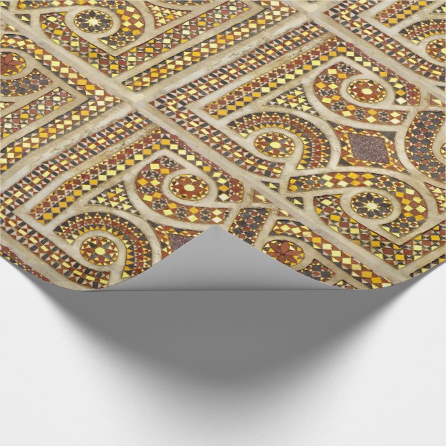 Customizable Medieval Pattern Wrapping Paper (Corner)