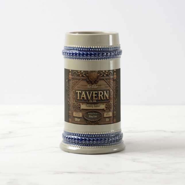 Customizable Medieval Tavern Mug (Center)